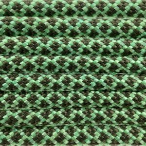 Paracord 550 tipo III Mint / Olive Drab Diamond Paracord 550 tipo III Mint / Olive Drab Diamond