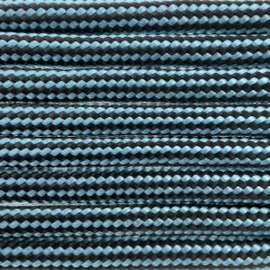 Paracord 550 tipo III Neon Turquoise / Nero Stripes Paracord 550 tipo III Neon Turquoise / Nero Stripes