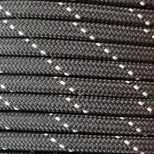 6MM PPM Touw Zwart Reflective