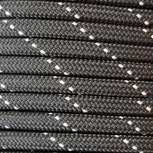 6MM PPM Touw Zwart Reflective 6MM PPM Touw Zwart Reflective