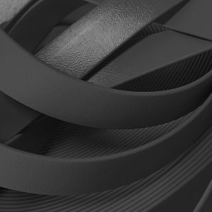 Biothane 25MM Zwart (BL520)