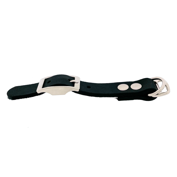 Adattatore in pelle ingrassata 19MM Nero
