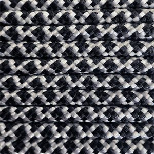 Paracord 425 type II Argento Grijs / Zwart Diamond Paracord 425 tipo II Argento Grigio / Nero Diamond