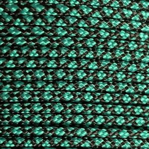 Paracord 275 2MM Sea Groen/zwart Diamond