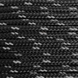 Paracord 275 2MM Zwart reflecterend Paracord 275 2MM Zwart reflecterend