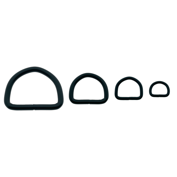 D-ring 40 X 5MM Zwart D-ring 40 X 5MM Zwart
