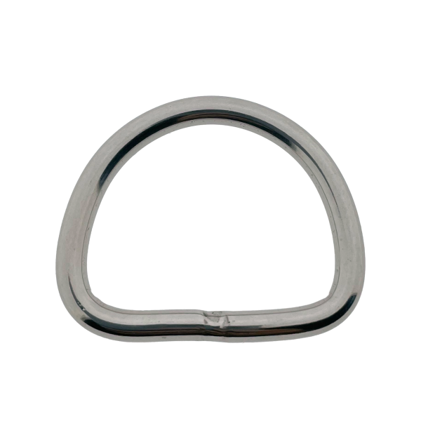 D-ring 40 X 5MM RVS D-ring 40 X 5MM RVS