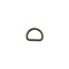 D-ring 16 X 3MM Bronzo antico D-ring 16 X 3MM Bronzo antico