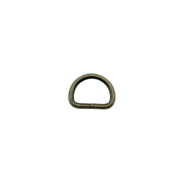 D-ring 16 X 3MM Bronzo antico D-ring 16 X 3MM Bronzo antico