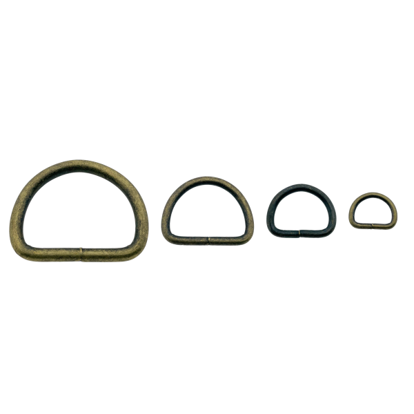 D-ring 20 X 3MM Bronzo antico D-ring 20 X 3MM Bronzo antico