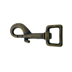Karabijnhaak 76MM Bronzo antico