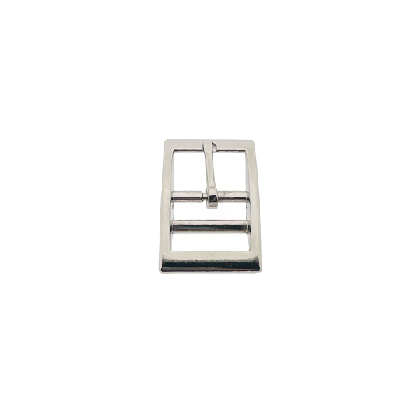 Fibbia per cintura 16MM Nichel a doppia barra Fibbia per cintura 16MM Nichel a doppia barra