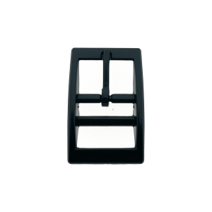Fibbia per cintura 25MM Zwart Dubbele bar