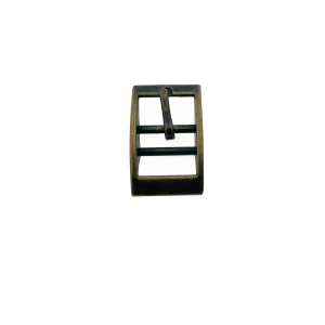 Fibbia per cintura 16MM Bronzo antico Dubbele bar