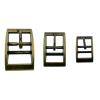 Fibbia per cintura 16MM Antiquariato Bronzo a doppia barra