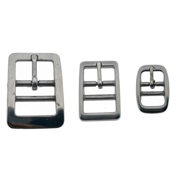 Fibbia per cintura 25MM RVS Dubbele bar Fibbia per cintura 25MM RVS Dubbele bar
