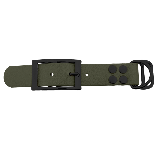 Biothane adattatore 25MM Military Olive/Nero Biothane adattatore 25MM Military Olive/Nero