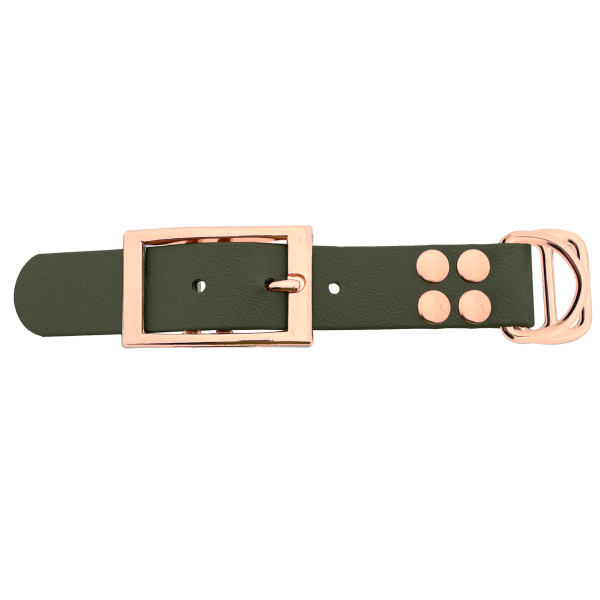 Biothane adattatore 25MM Military Olive/Rose Oro