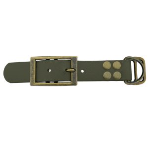 Biothane adapter 25MM Military Olive/Bronzo antico