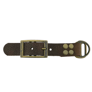 pelle di bufalo adapter 25MM Motief bruin/Bronzo antico pelle di bufalo adapter 25MM Motief bruin/Bronzo antico