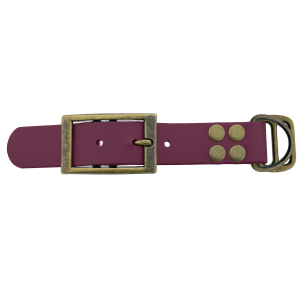 Biothane adattatore 25MM vino Rosso/Antiquariato Bronzo Biothane adattatore 25MM vino Rosso/Antiquariato Bronzo