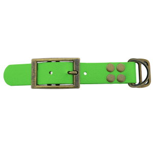 Biothane adapter 25MM Appel Groen/Bronzo antico