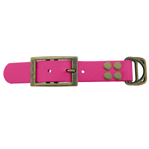 Biothane adattatore 25MM Passion Rosa/Antiquariato Bronzo Biothane adattatore 25MM Passion Rosa/Antiquariato Bronzo