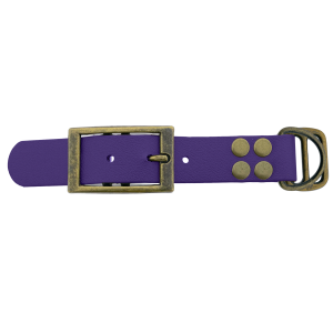 Biothane adattatore 25MM Violet/Antiquariato Bronzo Biothane adattatore 25MM Violet/Antiquariato Bronzo