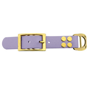 Biothane adattatore 25MM Pastel Lila/Ottone Biothane adattatore 25MM Pastel Lila/Ottone
