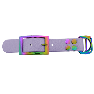 Biothane adapter 25MM Pastel Paars/Neo-Chrome