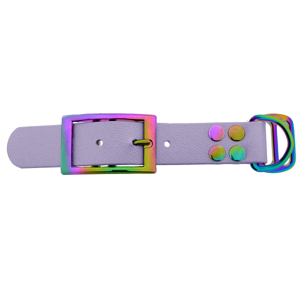 Biothane adapter 25MM Pastel Paars/Neo-Chrome Biothane adapter 25MM Pastel Paars/Neo-Chrome