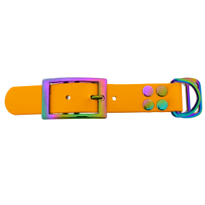 Biothane adapter 25MM Peach/Neo-Chrome