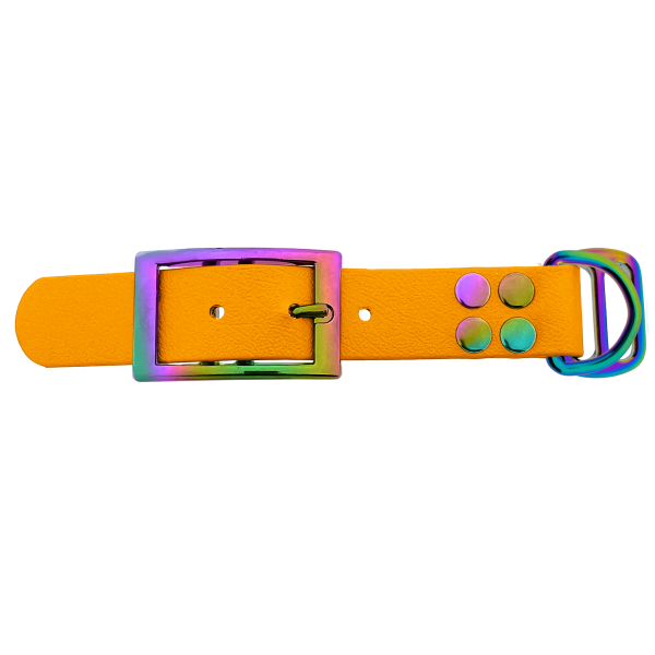 Biothane adapter 25MM Peach/Neo-Chrome Biothane adapter 25MM Peach/Neo-Chrome