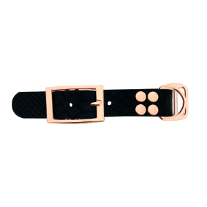 pelle di bufalo adattatore 25MM motivo serpente Nero/Rose Oro pelle di bufalo adattatore 25MM motivo serpente Nero/Rose Oro