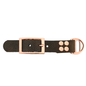 pelle di bufalo adattatore 25MM motivo Marrone/Rose Oro pelle di bufalo adattatore 25MM motivo Marrone/Rose Oro