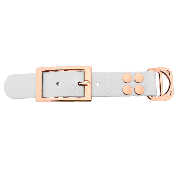 Biothane adattatore 25MM Bianco/Rose Oro