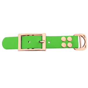 Biothane adapter 25MM Appel Groen/Oro rosa
