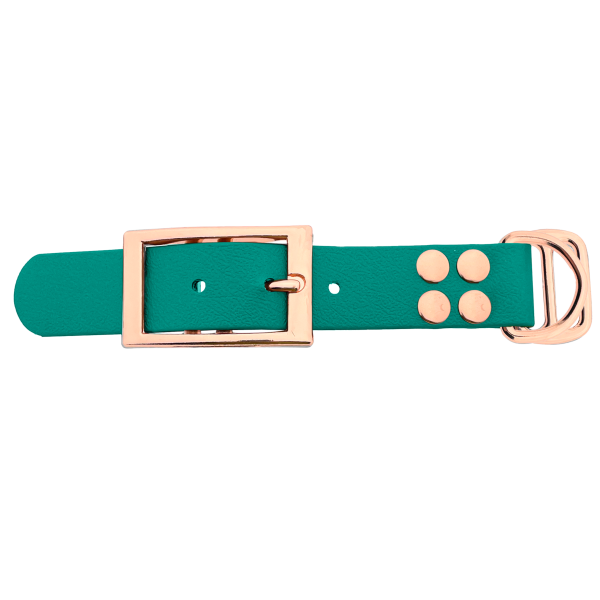 Biothane adattatore 25MM Teal/Rose Oro