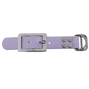 Biothane adapter 25MM Pastel Paars/RVS