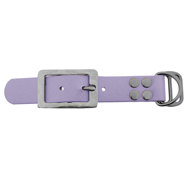 Biothane adapter 25MM Pastel Paars/RVS Biothane adapter 25MM Pastel Paars/RVS