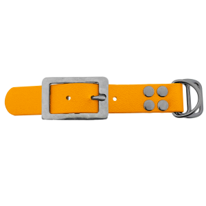 Biothane adapter 25MM Peach/RVS