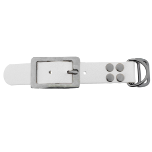 Biothane adapter 25MM Wit/RVS