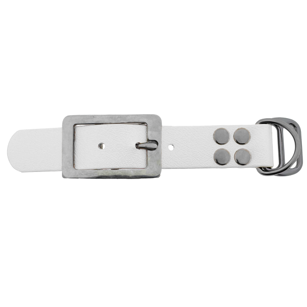 Biothane adattatore 25MM Bianco/Acciaio inox
