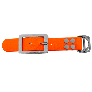 Biothane adapter 25MM Oranje/RVS Biothane adapter 25MM Oranje/RVS