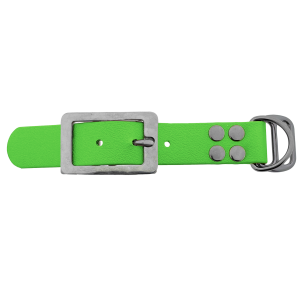 Biothane adapter 25MM Appel Groen/RVS