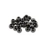 Paracord Spacer 8X6MM Gunmetal Zwart 25 stuks Paracord Spacer 8X6MM Gunmetal Zwart 25 stuks