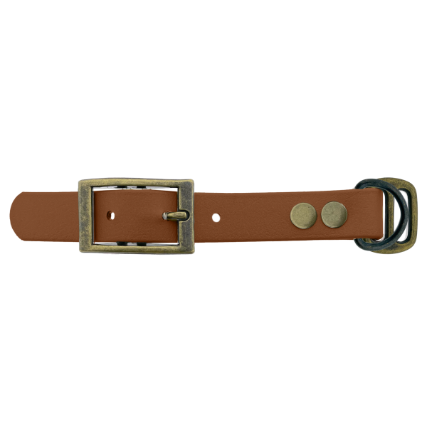 Biothane adapter 19MM Bruin/Bronzo antico
