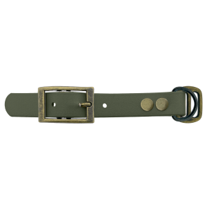 Biothane adapter 19MM Military Olive/Bronzo antico Biothane adapter 19MM Military Olive/Bronzo antico