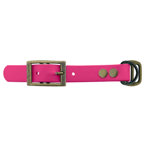 Biothane adapter 19MM Passion Roze/Bronzo antico
