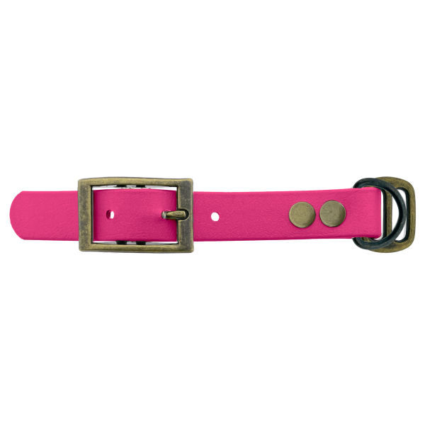 Biothane adapter 19MM Passion Roze/Bronzo antico Biothane adapter 19MM Passion Roze/Bronzo antico